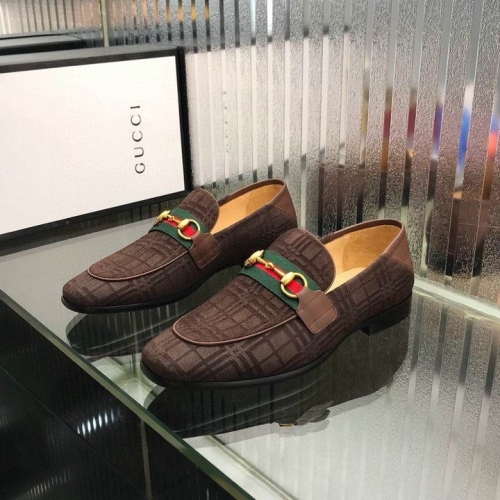 GUCCI Leather Shoes Men 123