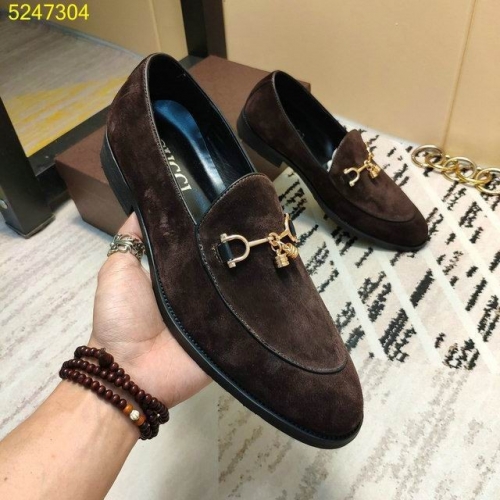 GUCCI Leather Shoes Men 022