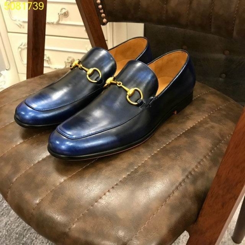 GUCCI Leather Shoes Men 008