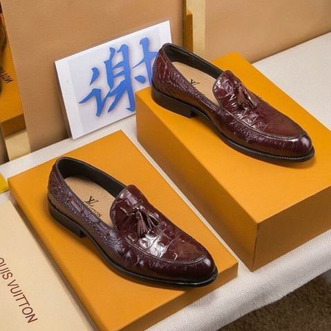 LV Leather Shoes Men 168