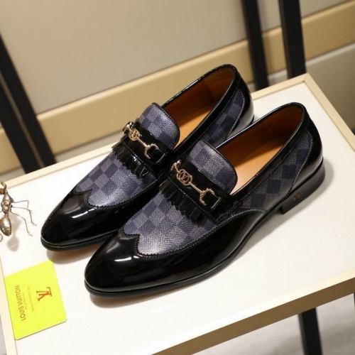 LV Leather Shoes Men 061