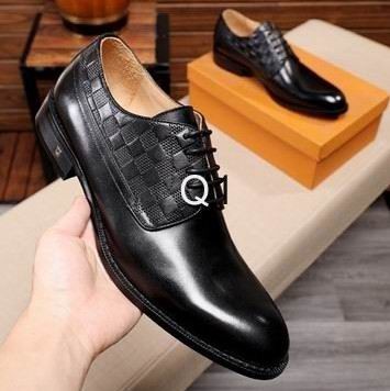 LV Dress Shoes Men 048