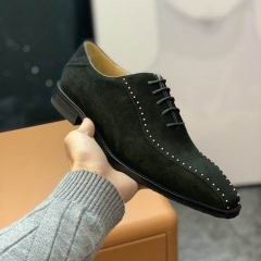 LV Leather Shoes Men 351