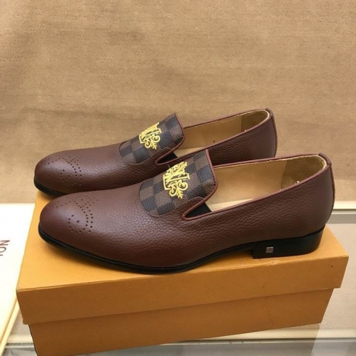 LV Leather Shoes Men 086