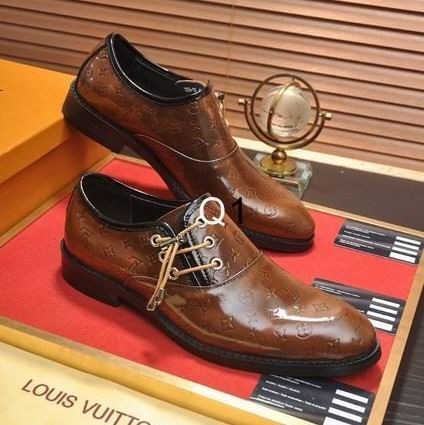 LV Dress Shoes Men 061