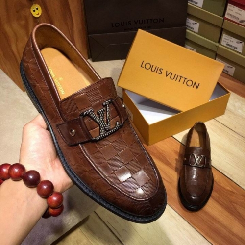 LV Leather Shoes Men 088