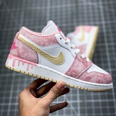 Jordan 1 AAAA Paint Drip Women 048