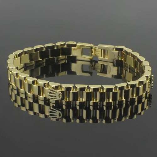 R.o.l.e.x. Bracelet Gold Titanium steel 047