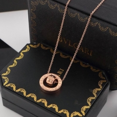 B.v.l.g.a.r.i. Women Necklace Rose gold Titanium steel 071