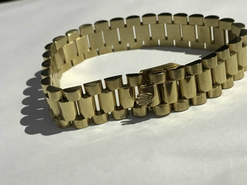 R.o.l.e.x. Watch chain Gold Titanium steel 048