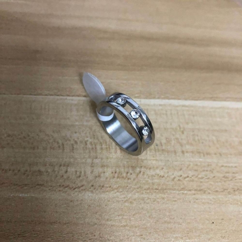 Fashion Ring Silver Titanium steel 163