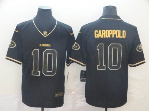 Black Retro gold letters Jersey 003 Men