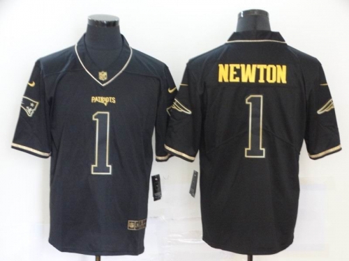 Black Retro gold letters Jersey 035 Men