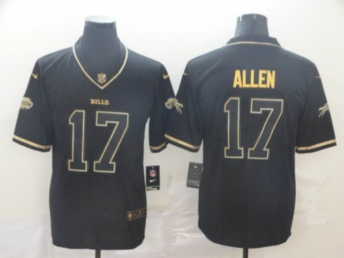 Black Retro gold letters Jersey 008 Men