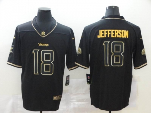 Black Retro gold letters Jersey 029 Men