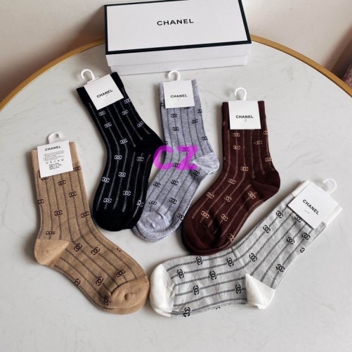 C.h.a.n.e.l. Socks 0634