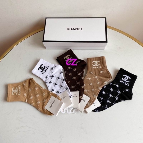 C.h.a.n.e.l. Socks 0572