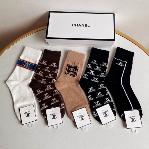 C.h.a.n.e.l. Socks 0852