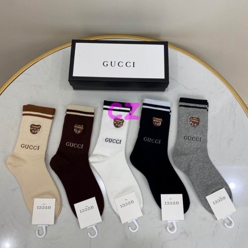 G.u.c.c.i. Grew Socks/Knee Socks 0475