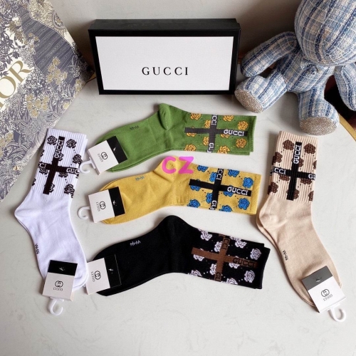 G.u.c.c.i. Grew Socks/Knee Socks 0527