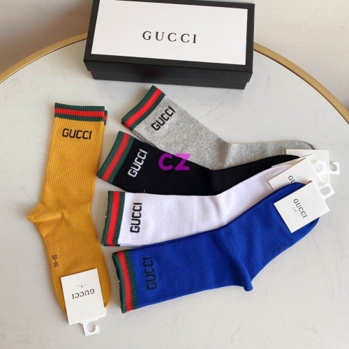 G.u.c.c.i. Grew Socks/Knee Socks 0768