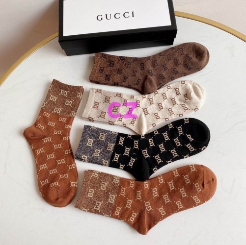 G.u.c.c.i. Grew Socks/Knee Socks 0971