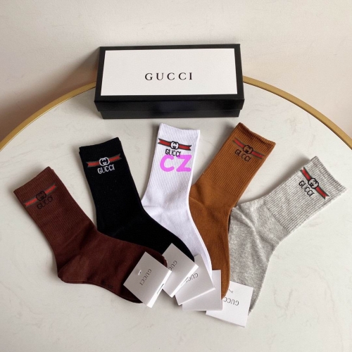 G.u.c.c.i. Grew Socks/Knee Socks 0829