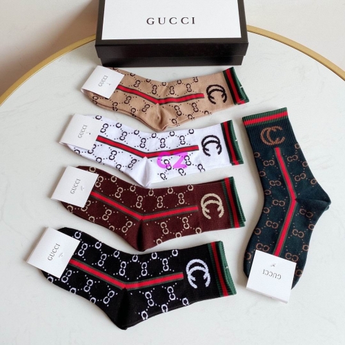 G.u.c.c.i. Grew Socks/Knee Socks 0818