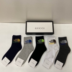 G.u.c.c.i. x T.h.e. N.o.r.t.h.f.a.c.e Socks 058