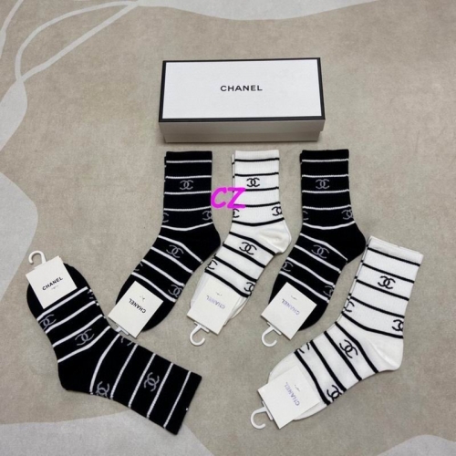 C.h.a.n.e.l. Socks 0563