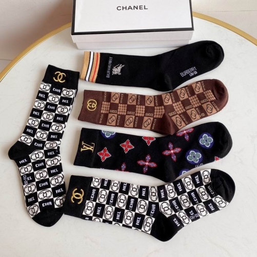 C.h.a.n.e.l. Socks 0846