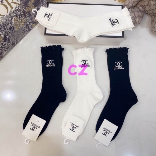 C.h.a.n.e.l. Socks 0518