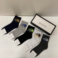 G.u.c.c.i. x T.h.e. N.o.r.t.h.f.a.c.e Socks 053