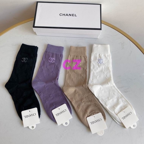 C.h.a.n.e.l. Socks 0654