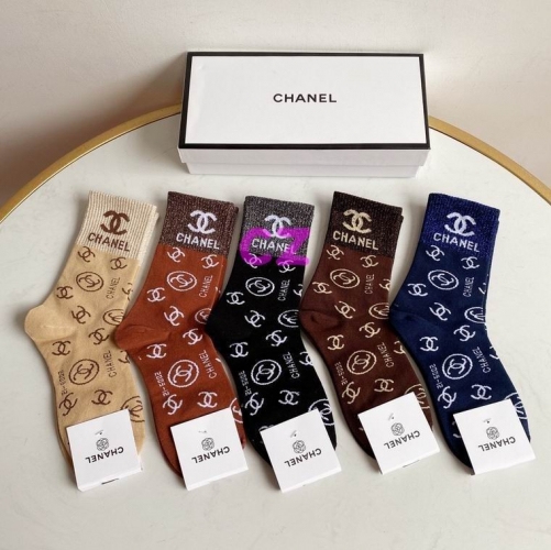 C.h.a.n.e.l. Socks 0549