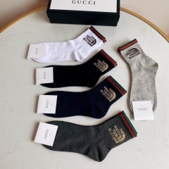 G.u.c.c.i. x T.h.e. N.o.r.t.h.f.a.c.e Socks 066