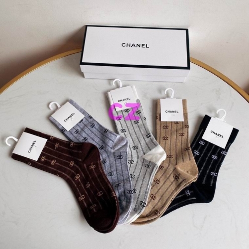 C.h.a.n.e.l. Socks 0635