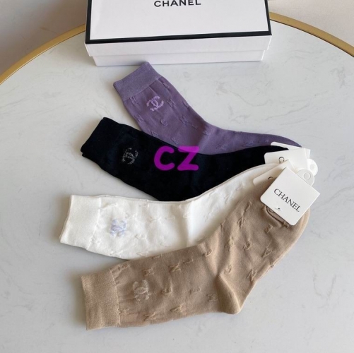 C.h.a.n.e.l. Socks 0652