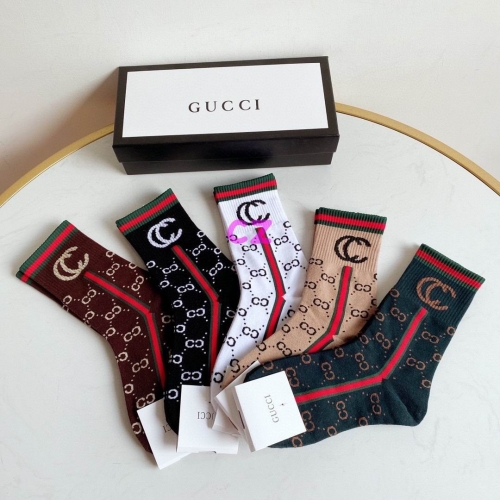 G.u.c.c.i. Grew Socks/Knee Socks 0822