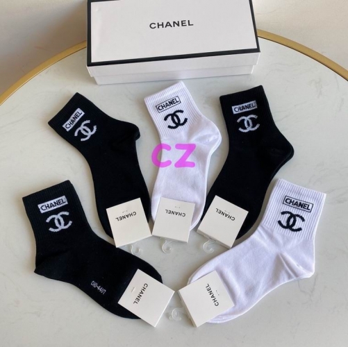 C.h.a.n.e.l. Socks 0656