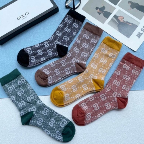 G.u.c.c.i. Grew Socks/Knee Socks 1105