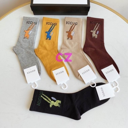 G.u.c.c.i. Grew Socks/Knee Socks 0572