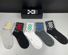 O.f.f.-W.h.i.t.e. Socks 100