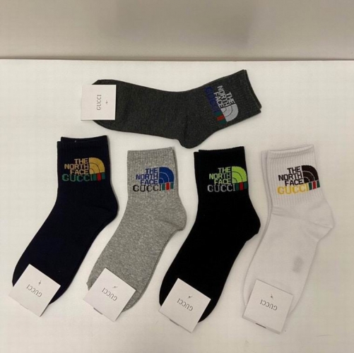 G.u.c.c.i. x T.h.e. N.o.r.t.h.f.a.c.e Socks 042