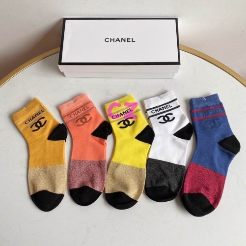 C.h.a.n.e.l. Socks 0596