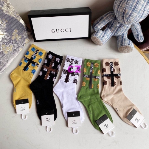 G.u.c.c.i. Grew Socks/Knee Socks 0526