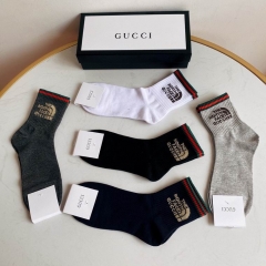 G.u.c.c.i. x T.h.e. N.o.r.t.h.f.a.c.e Socks 069