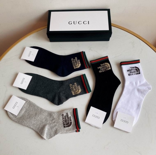 G.u.c.c.i. x T.h.e. N.o.r.t.h.f.a.c.e Socks 065