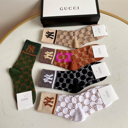 G.u.c.c.i. Grew Socks/Knee Socks 0672