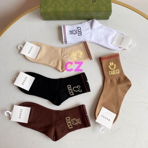 G.u.c.c.i. Grew Socks/Knee Socks 0996